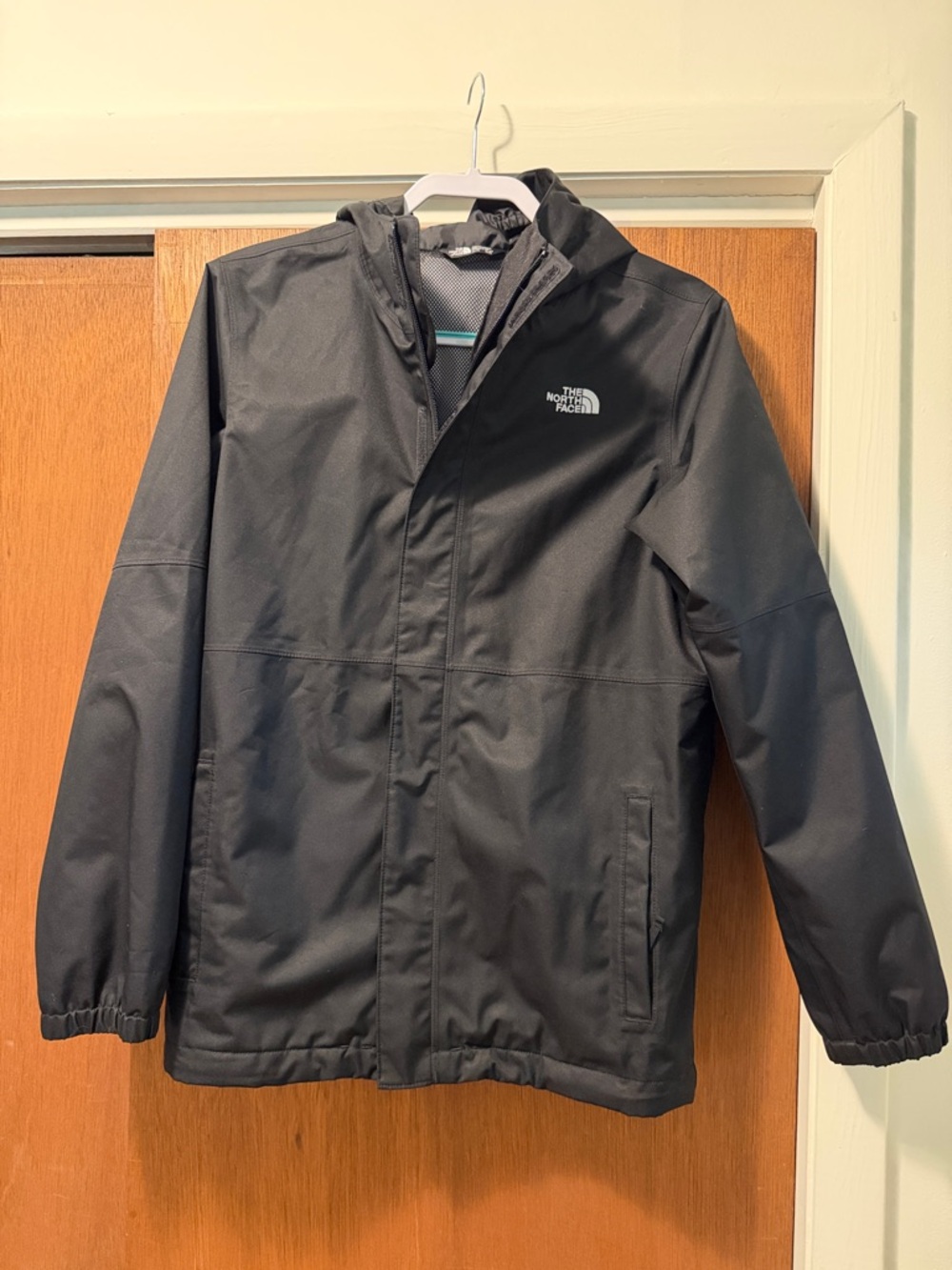 The North Face Black Kids' Hooded Rain Jacket